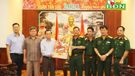 Gah đơng lam Binh đoàn 16 còp, nting bơr sa tềp Tỉnh ủy Dak Nông