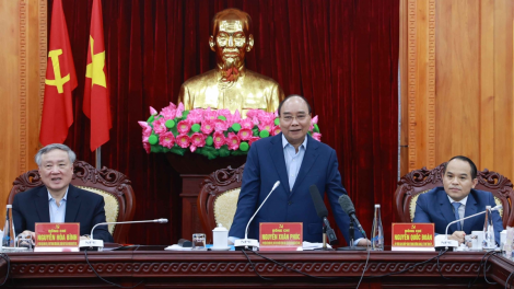 Chủ tịch lơgar ồng Nguyễn Xuân Phúc lơh broă tàm càr Lạng Sơn