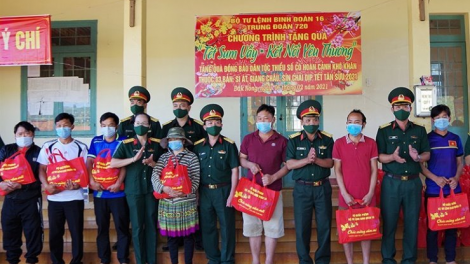 Binh đoàn 16 pà phan sa tềp tàm kơnhòal Tuy Đức, càr Dak Nông