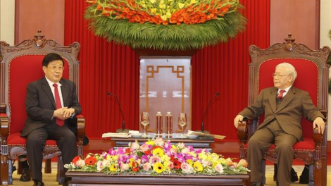 Tổng Bí thư, Chủ tịch lơgar, ồng Nguyễn Phú Trọng wă Bộ trưởng Bộ Kuang àng lơgar Lo