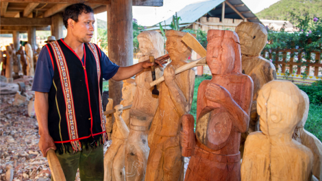 Cau Sơdàng trah mòn rùp nàng kah kơlôi cau neh sang rài