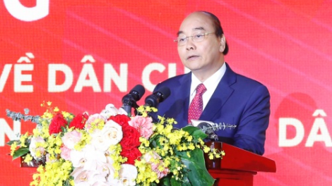 Ồng Nguyễn Xuân Phúc Thủ tướng Chính phủ tus bal sơn đờm mut ngui Ală cơ sở dữ liệu dà lơgar bè làng bol ơm kis