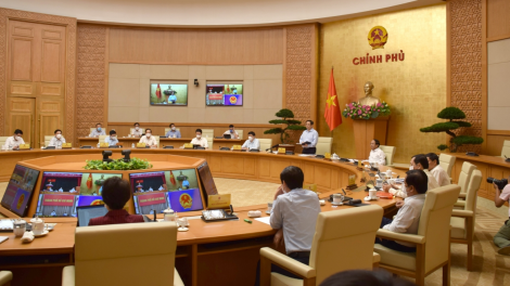 Thủ tướng Chính phủ ồng Phạm Minh Chính đơng lam pơrjum pờ tơlĭk tàm internet chính phủ mờ kuang đơng lam ƀòn dờng Hồ Chí Minh bè broă rơcang sơndră mờ kòp gơtờp
