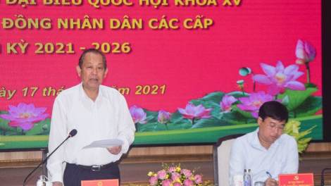 Ồng Trương Hoà Bình Phó Thủ tướng Chính phủ lòt sền broă lơh tĕ khà tàm Đồng Tháp