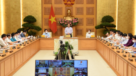 Thủ tướng ồng Phạm Minh Chính đơng lam pơrjum pờ tơlik tàm internet gùt lơgar bè broă chồl pràn bơcri priă dà lơgar