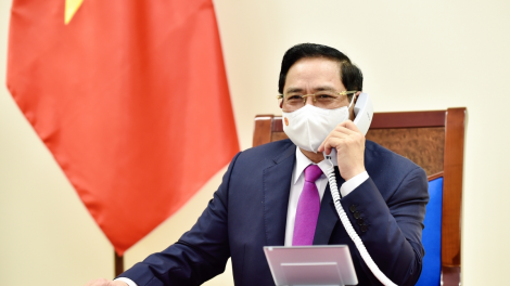Ồng Phạm Minh Chính Thủ tướng Chính phủ cribơyai tàm điện thoại mờ Thủ tướng Thái Lan
