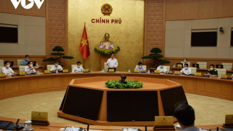 Thủ tướng Chính phủ ồng Phạm Minh Chính đơng lam pơrjum Chính phủ  ờs mờng nhai 6