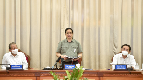 Ồng Phạm Minh Chính- Thủ tướng Chính phủ lơh broă mờ ƀòn dờng Hồ Chí Minh