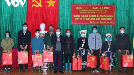 Ƀộ trưởng, Củ ñiệm Ủy ƀan Jơi bơtiàn kòn cau ồng Hầu A Lềnh còp mờ pà phan sa tềp bơhiàn dà lơgar dê tàm càr Bắc Kạn