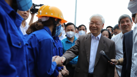 Tổng Ƀí thư ồng Nguyễn Phú Trọng còp mờ lơh broă tàm càr Quảng Ninh