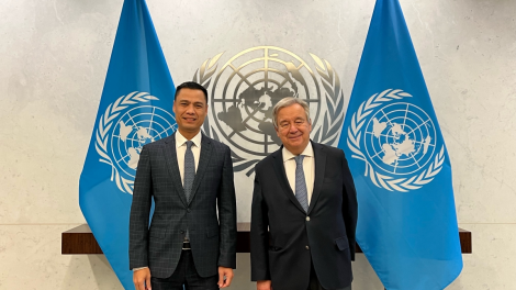 Tổng Thư ký Liên hợp quôk geh lòt còp ngan ngồn lơgar Việt Nam