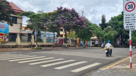 Gia Lai: Ală hìu bơsram kấp 1 tàm ƀòn dờng Pleiku gàr niam jơnau kờñ tàm tiah hìu bơsram ờ do ờ dă