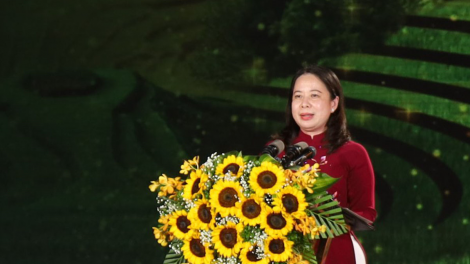 Phó Củ tịc lơgar mò Võ Thị Ánh Xuân tus bal Broă lơh đơs crih tam ya “Hòa Bình- jơnau mpong ntas ƀòn Mường dê”