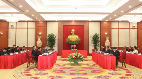 Tổng Ƀí thư ồng Nguyễn Phú Trọng hòi điện thoại cribơyai mờ Kwang ătbồ lơgar Indonesia