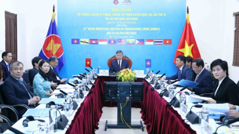 Ƀộ trưởng ồng Tô Lâm tus bal sơnđờm mŭt pơrjum Ƀộ trưởng ASEAN bè rcang sơndră cau tìs gan tiah nhàr dà lơgar