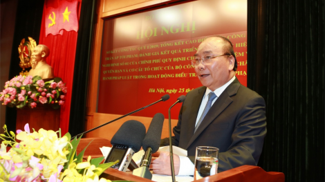 Thủ tướng: dăp rgum, ăp to\ng lam le\ rngôch rmôt công an đăp mpăn mbơh kloh, geh nău tâm ban