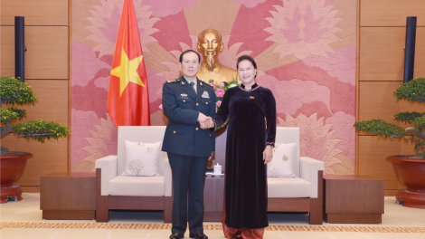Kruanh Quốc hội mâp dơm Bộ trưởng Bộ Quốc phòng Trung Quốc