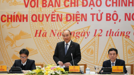 Thủ tướng [ư tơm tâm nchră pơk so\ng dăng Uỷ ban gưl neh dak mpeh Chính phủ điện tử