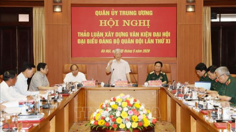 Quân ủy Trung ương an nău rgop mpeh trong nchrăp si [u\t dăn đă Đại hội đại biểu Đảng bộ Quân đội tâl XI