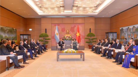 Kruanh Quốc hội mâp ngơi Tổng thống Argentina.