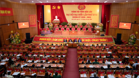 Ntơm pơk Đại hội đại biểu đảng bộ n’gor Dak Lak tal 17.
