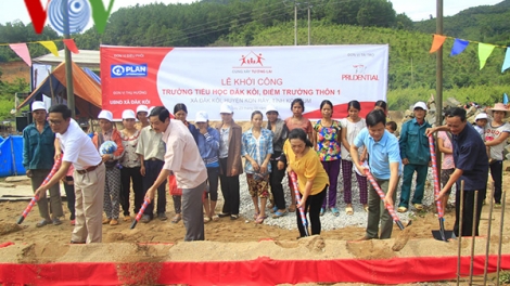 Prudential xây trường học ở xã đặc biệt khó khăn tỉnh Kon Tum