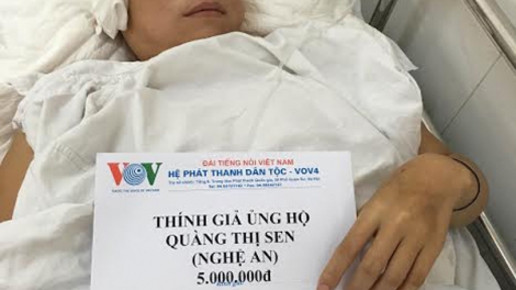 Chị Quàng Thị Sen vay lãi đi mổ não