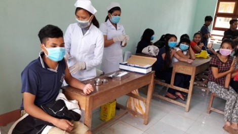 Tây Giang chưa xong việc tiêm phòng bạch hầu tại ổ dịch