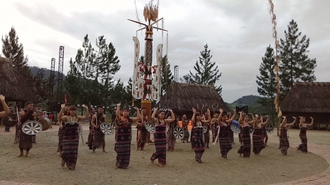 Cây nêu, biểu tượng tâm linh của người Cơ tu