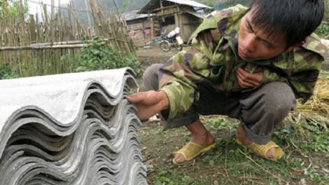 Cảnh báo về tác hại của tấm lợp fibro xi măng