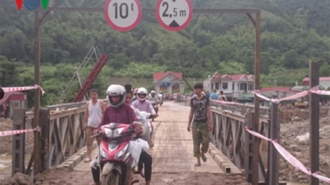 Thông xe cầu Nậm Păm đi Mường La