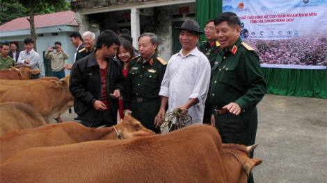 Hà Giang: Ổn định đời sống nạn nhân bị tai nạn bom, mìn