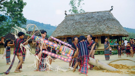 Cây nêu trong đời sống của người Cơ-tu