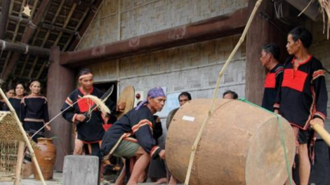 Trống da trâu của người Ê đê