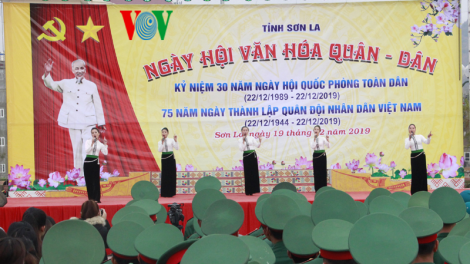 Sơn La: Sôi động Ngày hội văn hóa Quân  - Dân