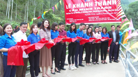 Bắc Kạn: Khánh thành cụm công trình thanh niên tiêu biểu