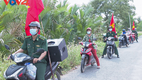 Khi Bộ đội biên phòng tuyên truyền bầu cử