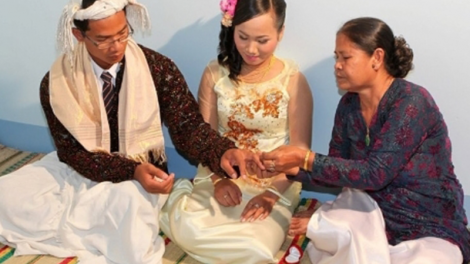 Đám cưới của người Chăm theo đạo Bà La Môn