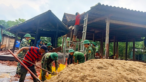 Các tuyến biên giới ứng phó bão Noru