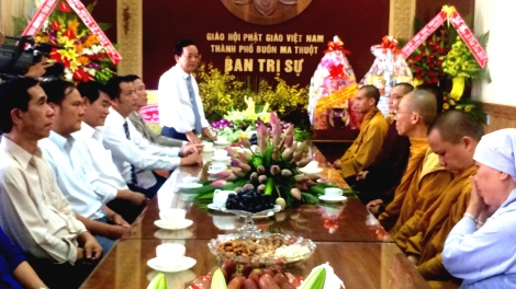Khu kăn kong pơlê Dak Lak lăm pôu rơkâu mâu hngêi khôp Phop vâ chê hâi t^ng kân Phật Đản​