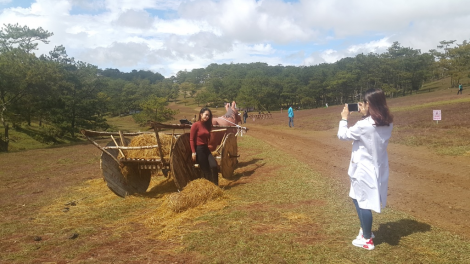 Kong mêi, rơnó leh nhâ khêi a Đà Lạt xuân ai hên tơmối troh ngăn, ôm hyô