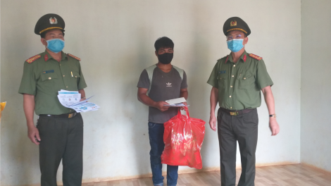 Ko\ng an kong pơlê Dak Nông hbru tơmeăm [ă phái ăm mâu rơpo\ng kơtiê hdroâng kuăn ngo