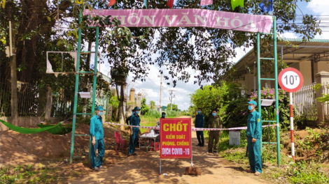 Dak Lak mơdât COVID 19: Ea H’Leo klâ kơtăn pơlê pơla sap ing 21 chô hâi lơ hâi lơ 31/5