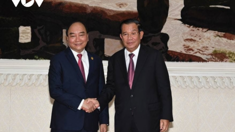 Pôa Nguyễn Xuân Phúc, kăn xiâm hnê ngăn tơnêi têa tơpui tơno ƀă pôa Hun Sen, Ngế pro xiâm hnê ngăn kong têa Kul