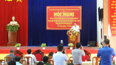 Kuăn pơlê Kon Tum loi tơngah khu ngế tơbriât to pro kăn teăng mâ Kuô̆k hô̆i hneăng má XV ƀă Hô̆i đong kong pơlê