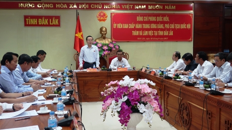Kăn xiâm pho\ hnê ngăn Kuo#k ho#i pêi cheăng a kong pơlê Dak Lak