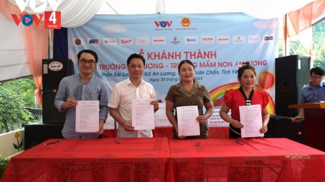 VOV khánh thành điểm trường Sài Lương, huyện Văn Chấn, Yên Bái