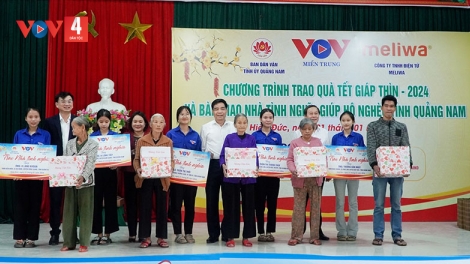 Xuân đầm ấm, Tết sẻ chia với bà con miền núi Quảng Nam