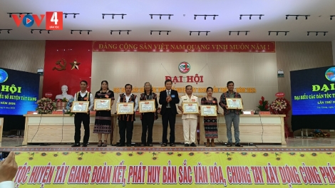 ĐẠI HỘI ĐẠI BIỂU ZÂP ACOON CÓH CHR’HOONG TÂY GIANG G’LÚH 4 C’MOO 2024