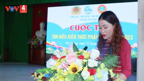 T'MOOH P'CĂN BHRIU THỊ NEM - CHỦ TỊCH HỘI LIÊN HIỆP PÂN ĐIL CHA GROONG TÂY GIANG